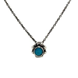 Brighton Dazzler Turquoise Blue Howlite Stone Necklace 1910